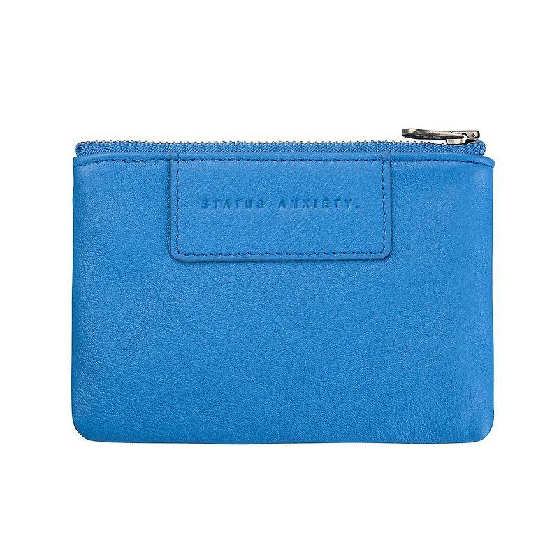 ANARCHY Flat Clip _Surf Blue / Aqua Blue - Wallets - Genuine Leather Blue