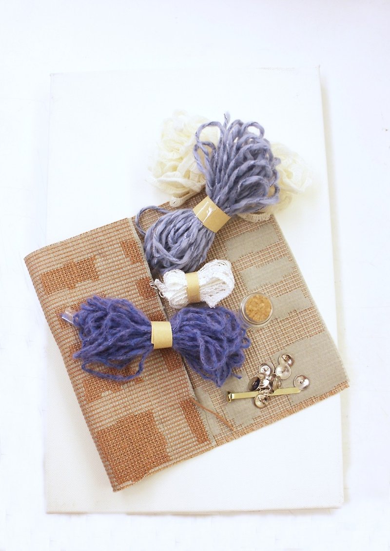 海洋-材料包 - 編織/刺繡/羊毛氈/縫紉 - 棉．麻 藍色