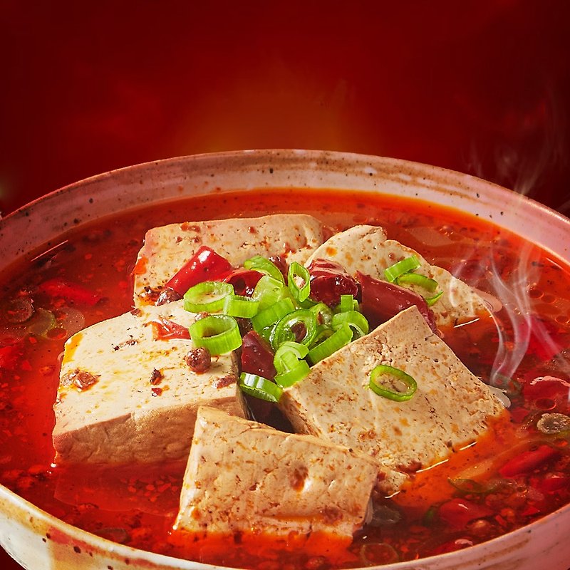 [Ma Spicy] Spicy Tofu 450g (solids 190g) - อื่นๆ - วัสดุอื่นๆ สีแดง