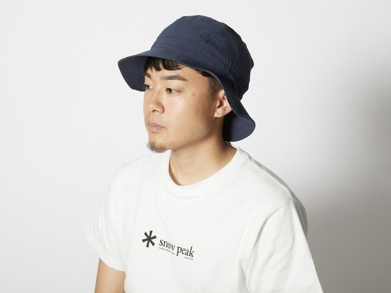 透氣快乾 漁夫帽 海軍藍 - 帽子 - 其他材質 藍色