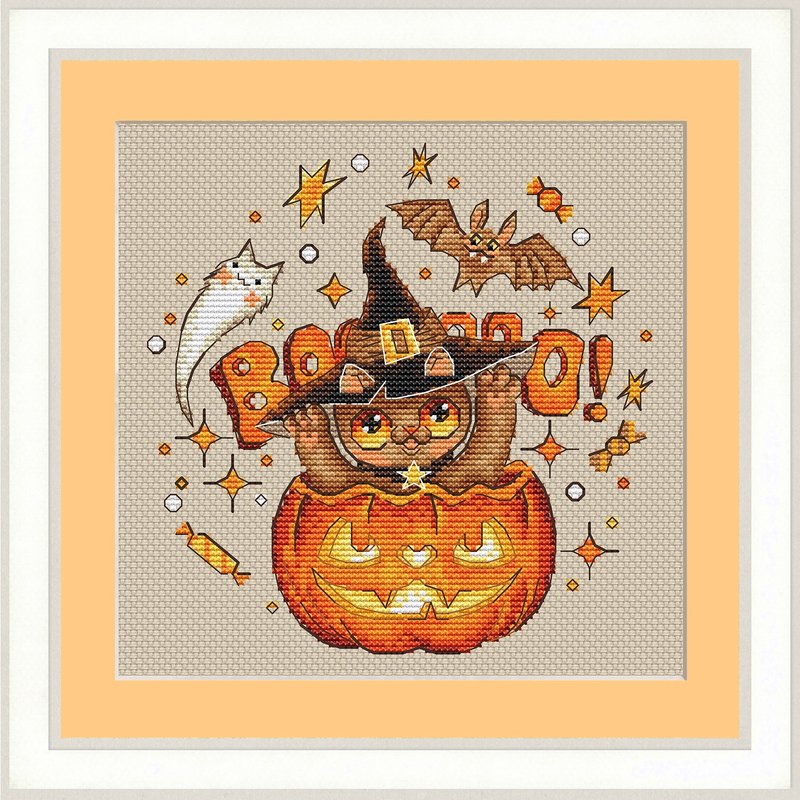 Halloween Cross Stitch Pattern GT 0026 Digital Download - เย็บปัก/ถักทอ/ใยขนแกะ - วัสดุอื่นๆ 