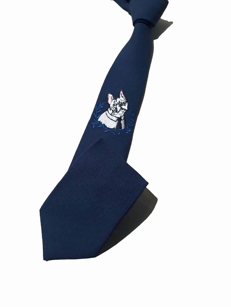 法鬥 刺繡 羊毛料領帶 Neckties - 領帶/領帶夾 - 羊毛 多色