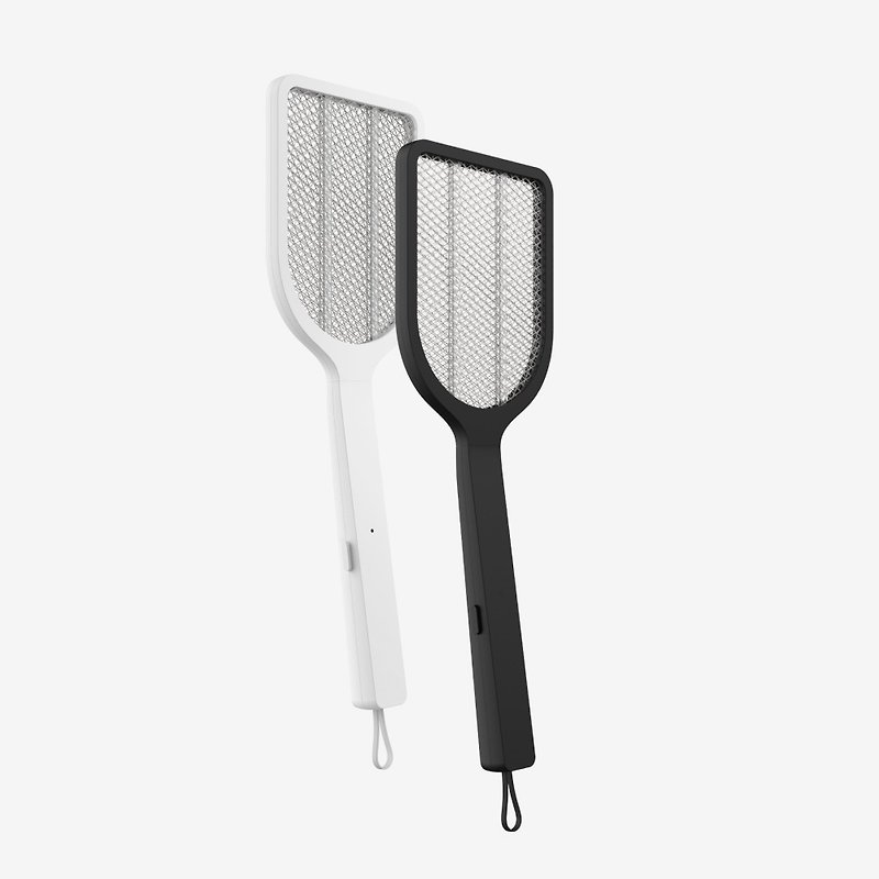Unipapa slant electric mosquito swatter limited edition black and white - Other - Other Materials White