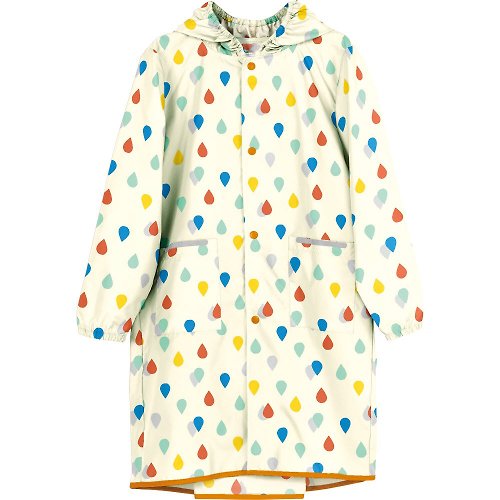 WPC 專賣店 WPC 彩色圖案‧兒童雨衣(附有雨袋) - 彩色雨點