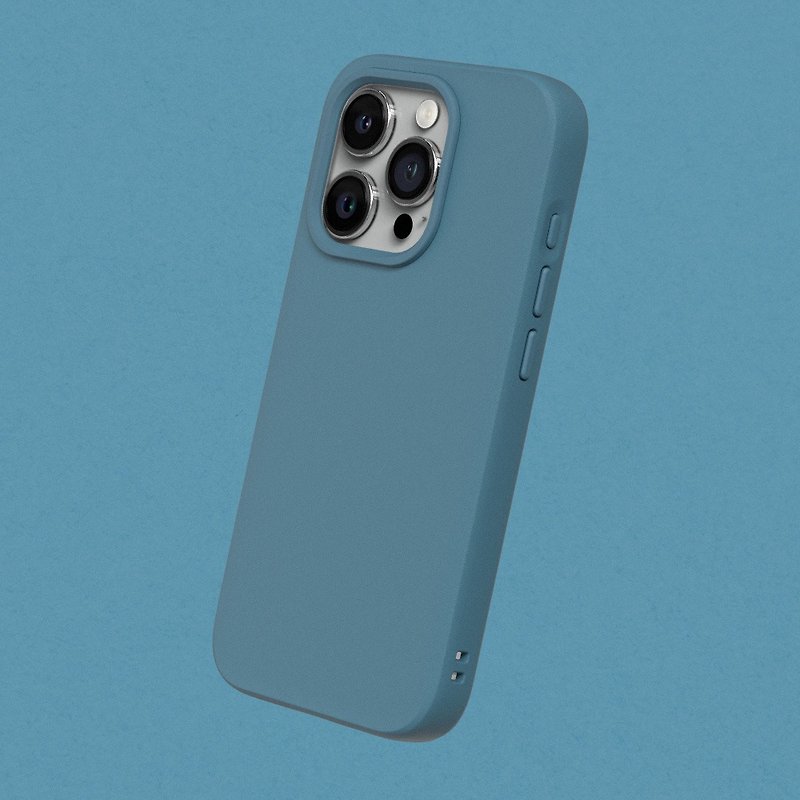 SolidSuit クラシック落下防止電話ケース - ディープシーブルー- iPhone シリーズ用 - スマホケース - プラスチック ブルー