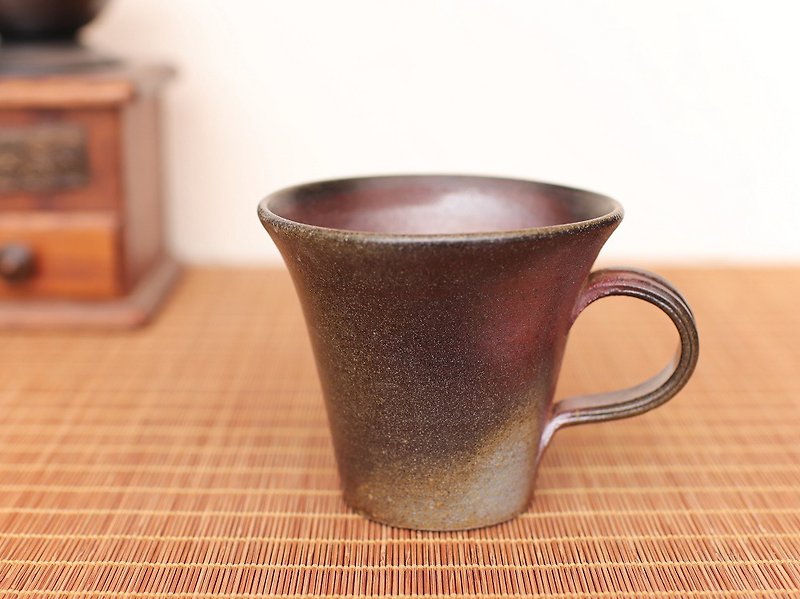 備前 コーヒーカップ(中)　c1-067 - 咖啡杯 - 陶 咖啡色
