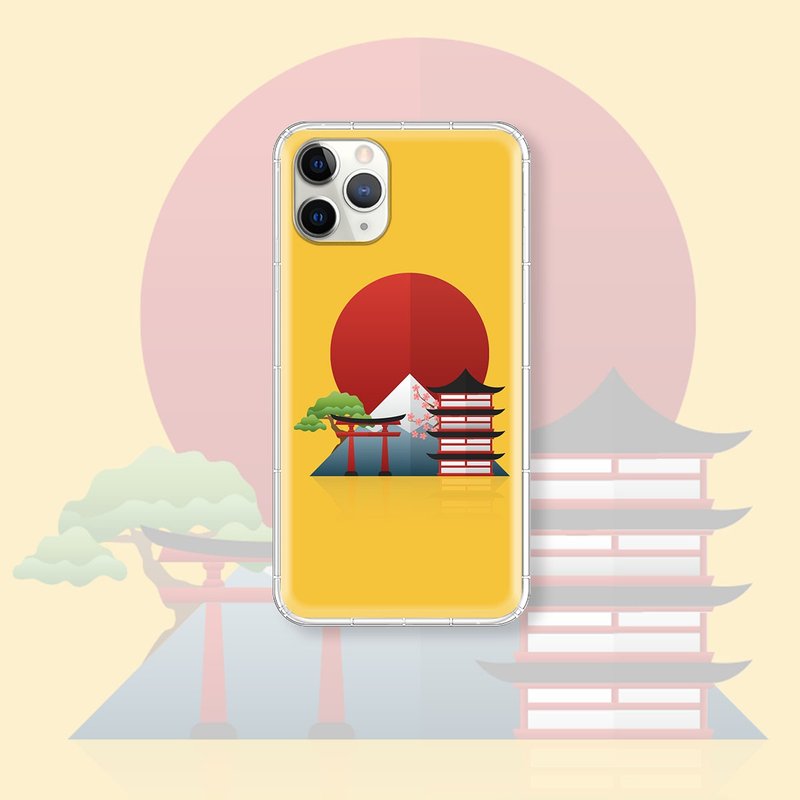 日景和風 日景春賞系列 支援各品牌手機殼CSAQ20 - 手機殼/手機套 - 矽膠 多色