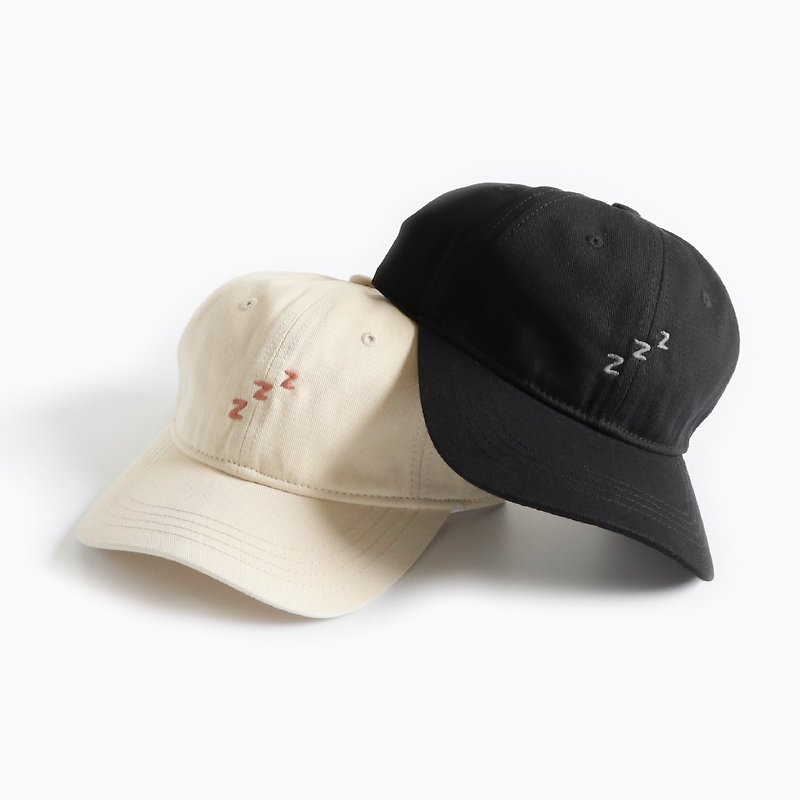 zzZ baseball cap - หมวก - ผ้าฝ้าย/ผ้าลินิน ขาว