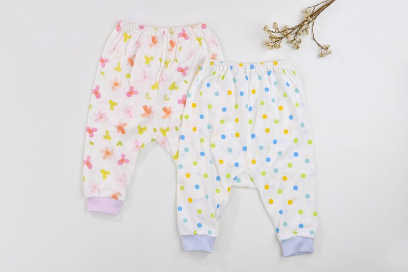 (Thin)(Dots)100% Cotton Infant Top(Reversible Hand Covers)(Strings) - ชุดทั้งตัว - ผ้าฝ้าย/ผ้าลินิน สีน้ำเงิน