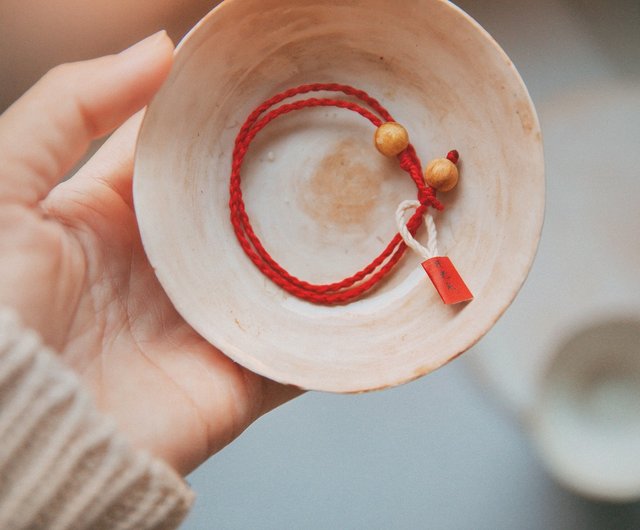 Original Lucky Ceramic Red String Bracelets [Set of 2]