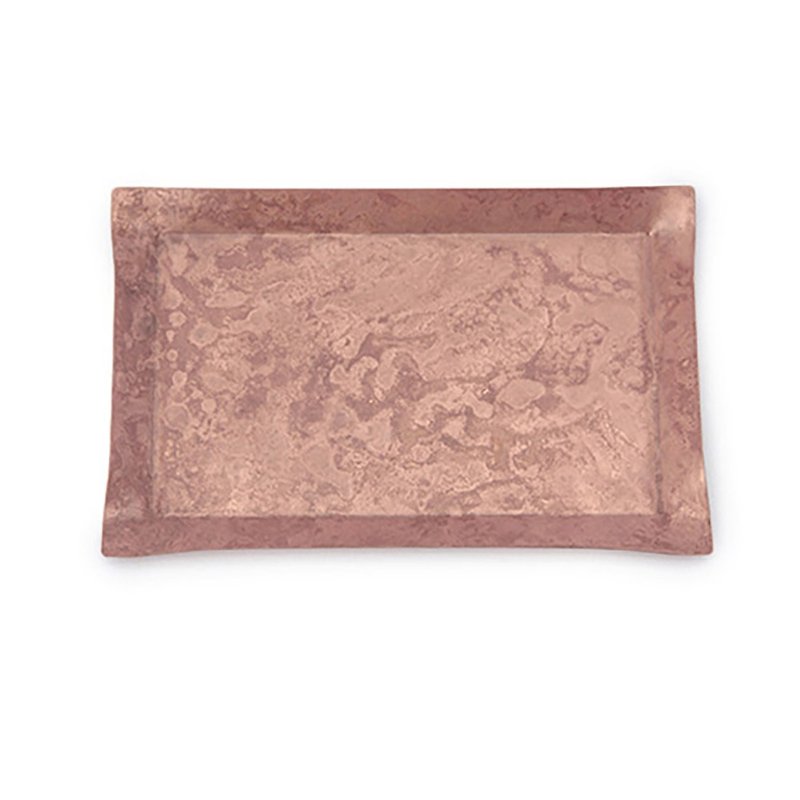 tone四方銅彩盤 粉銅(M) - 擺飾/家飾品 - 銅/黃銅 粉紅色