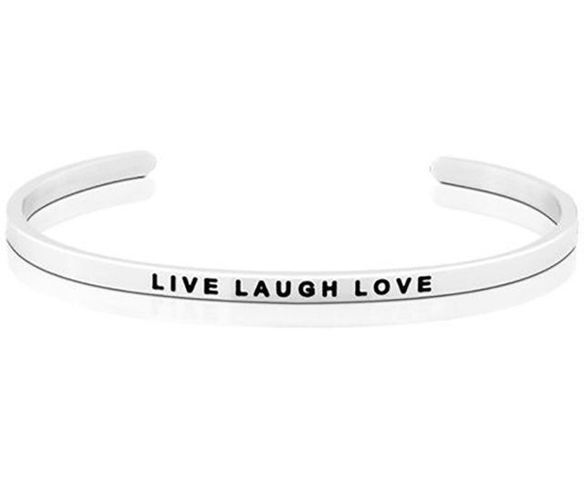 live laugh love bangle