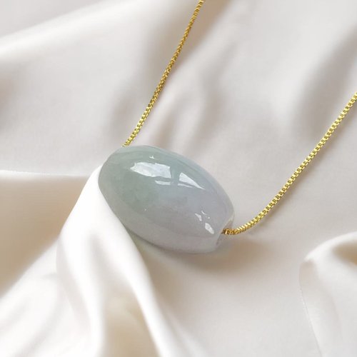 瓔珞珠寶盒 E.L.Jewelry Box 冰綠翡翠路路通項鍊 | 天然緬甸玉翡翠A貨
