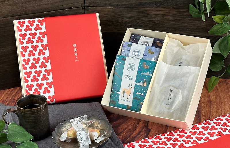[Jinmei Mei x Stove Pot Coffee] 2024 Joint Gift Box - ขนมคบเคี้ยว - อาหารสด 
