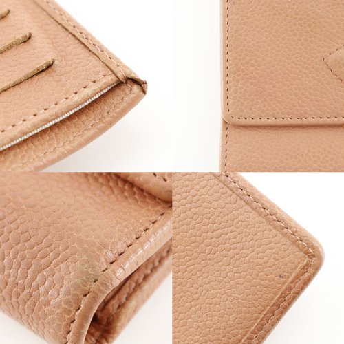 日本直送】シャネル CHANEL ココマーク 三つ折り財布 キャビア