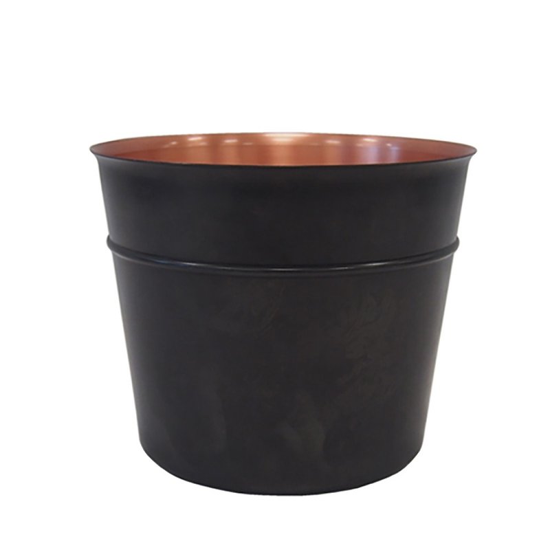 tone copper color tube black copper (M) - กล่องเก็บของ - ทองแดงทองเหลือง สีดำ