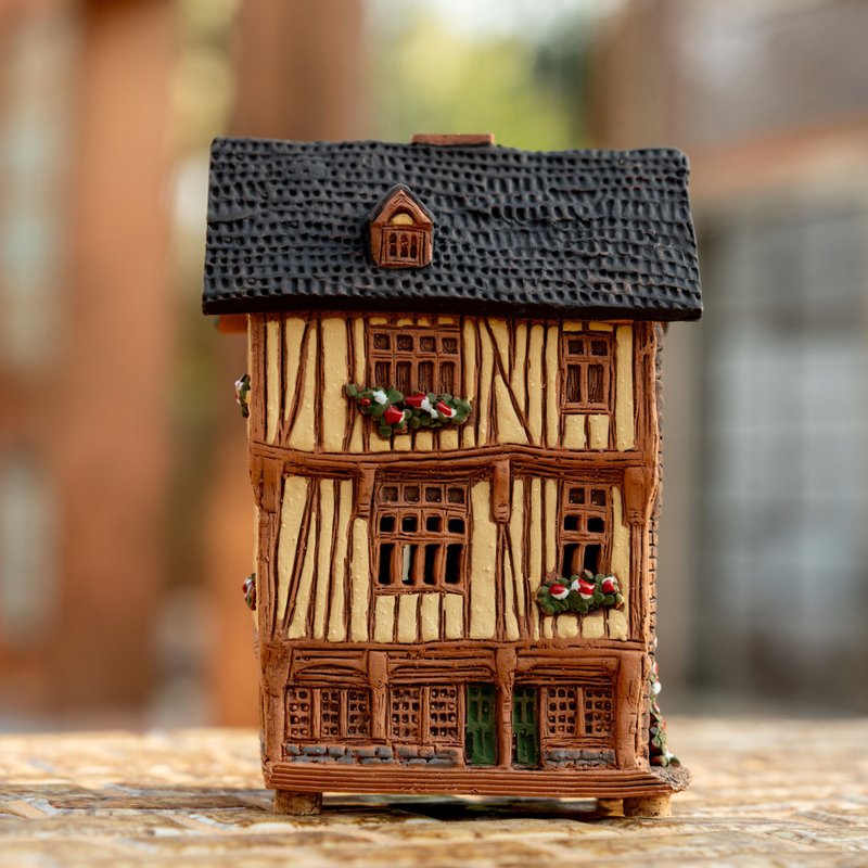 法國盧昂小屋 高11cm - 擺飾/家飾品 - 陶 