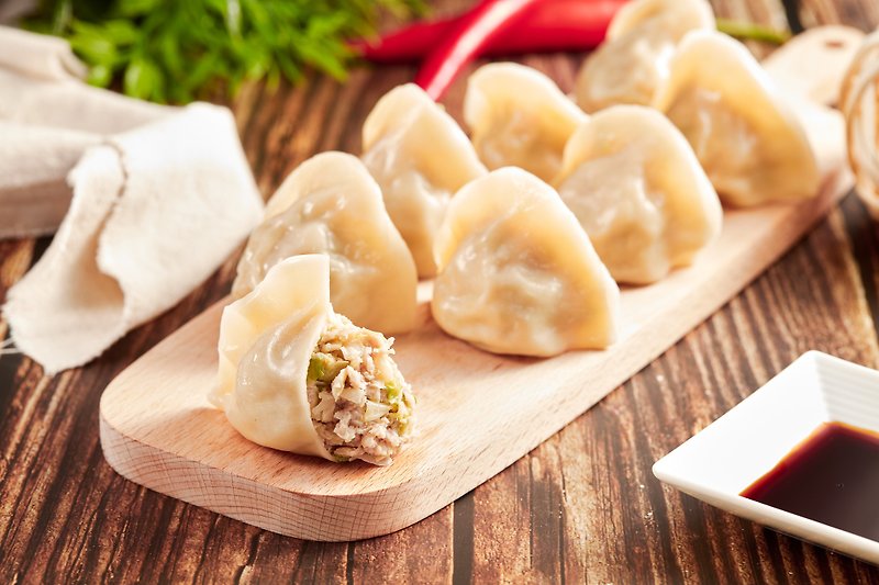 [123 Dumplings] Cabbage and Pork Dumplings - อาหารคาวทานเล่น - อาหารสด ขาว