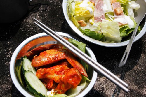 OUTSY 純淨無毒鈦餐具 霧面筷子 交換禮物