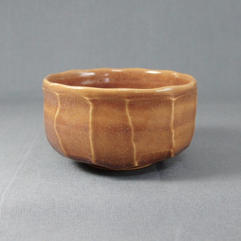 Starry purple bowl, tea bowl, water side, tea wash, leeches, rice bowl - capacity about 440ml - Bowls - Pottery Purple