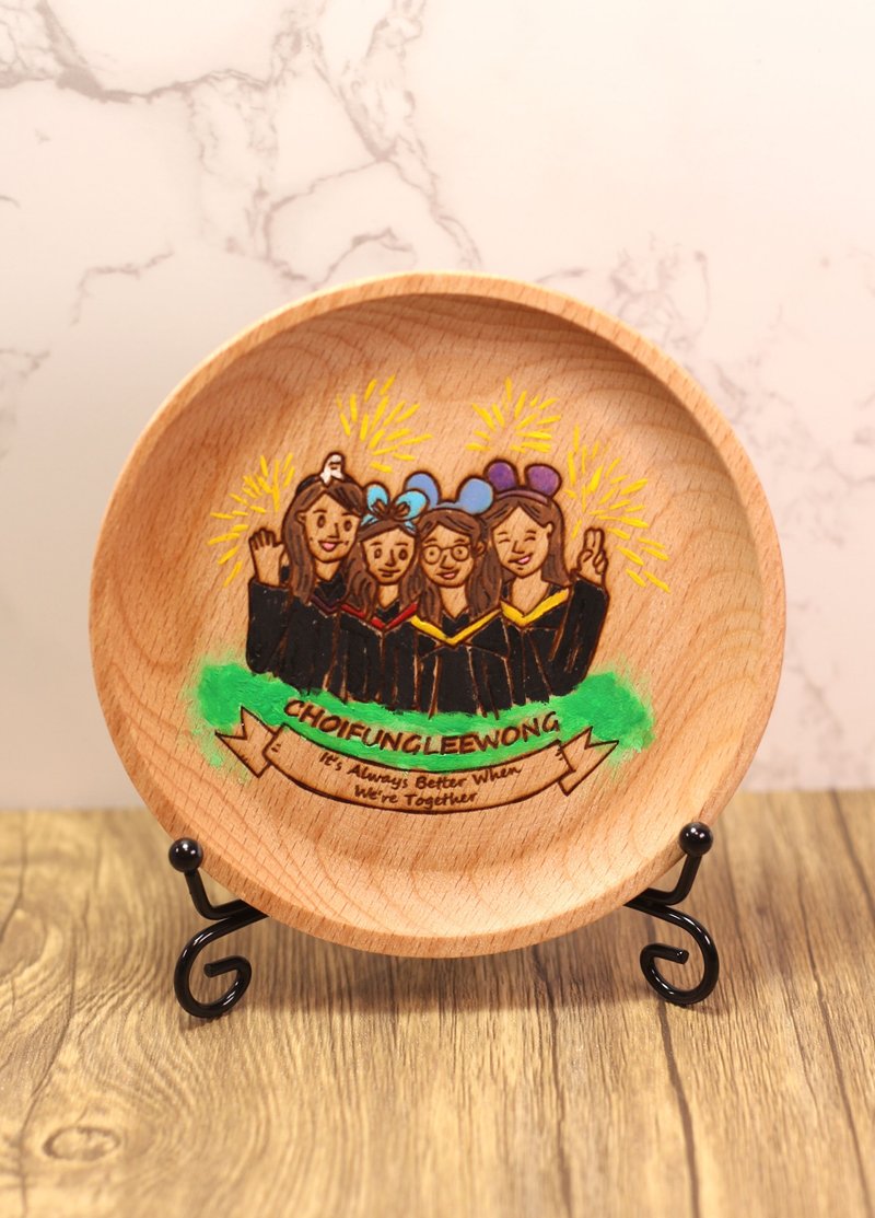 Customized Bakery Words Wooden Dish-Customized Version for Graduation Students (The same models only have special discounts) - ของวางตกแต่ง - ไม้ 