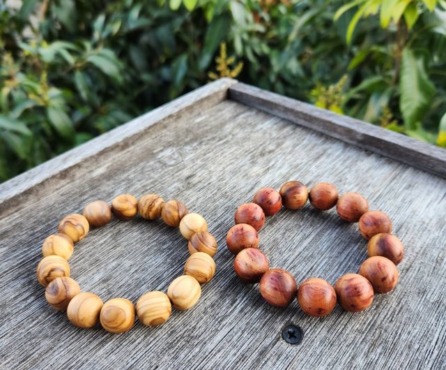 カスタマイズ) 手作り木製ビーズ ブレスレット、手飾り、木製ビーズ