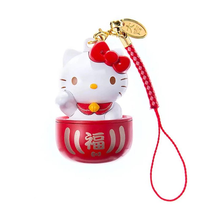 HELLO KITTY達摩造型悠遊卡(招財/和風) - 造型悠遊卡/交通卡 - 其他材質 