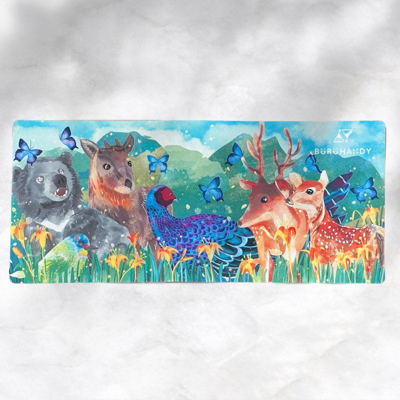 動物之夏-筆電防塵擦拭布(29.7x13cm)/鍵盤布/防塵布/擦拭布 - 科技小物 - 聚酯纖維 