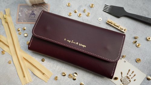 皮俠客PXK手工皮具 翻蓋拉鍊長夾錢包皮夾手包 純手工牛皮 客製化刻字禮物 訂製顏色