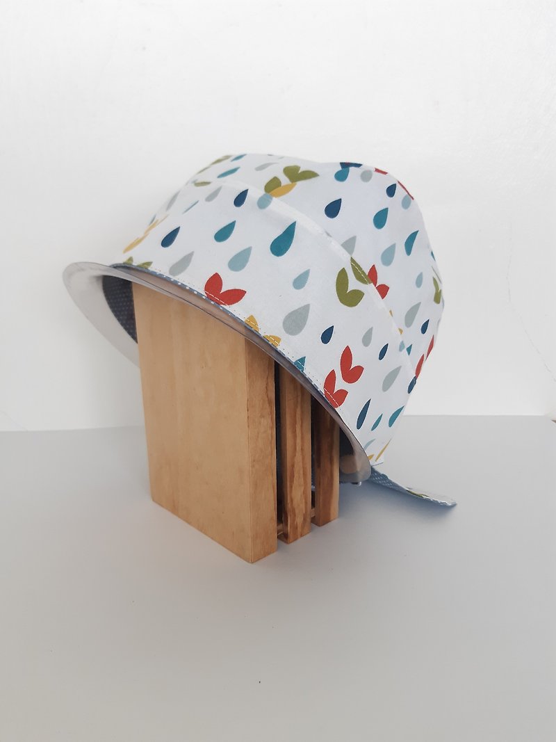 Spring rain reversible turban cap work cap cooking cap (South Korea imported cotton limited edition) - หมวก - ผ้าฝ้าย/ผ้าลินิน 