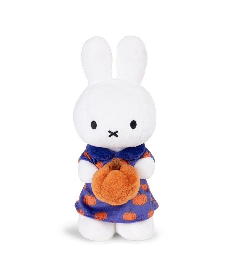 荷蘭 Bon Ton Toys | Miffy 米飛兔 娃娃 南瓜 洋裝 24cm - 公仔/玩偶 - 其他材質 橘色