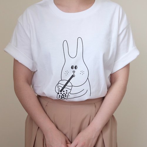 Bunny Planettt 【安心出貨】Bobalover 雙面短袖T恤 (中性版)