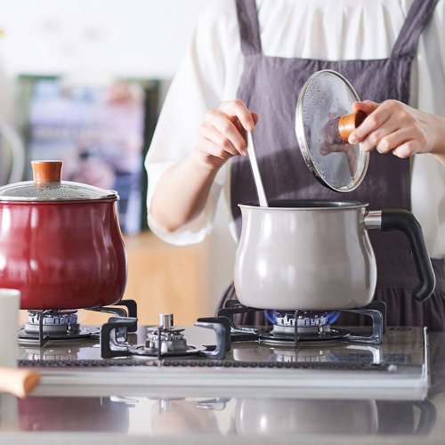 Japan's FORMLADY Japanese-made Banko-yaki-fired three-in-one wood-covered  feather-cauldron rice cooker (with inner lid)