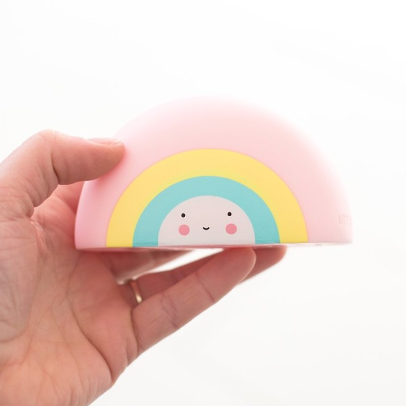 A Little Lovely Company - Little Rainbow Bath Toys - Kids' Toys - Plastic Pink