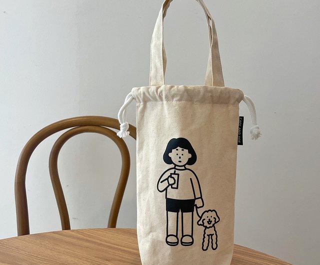 Drawstring Tumbler Bag - Shop CAFE AND HOF Drawstring Bags - Pinkoi