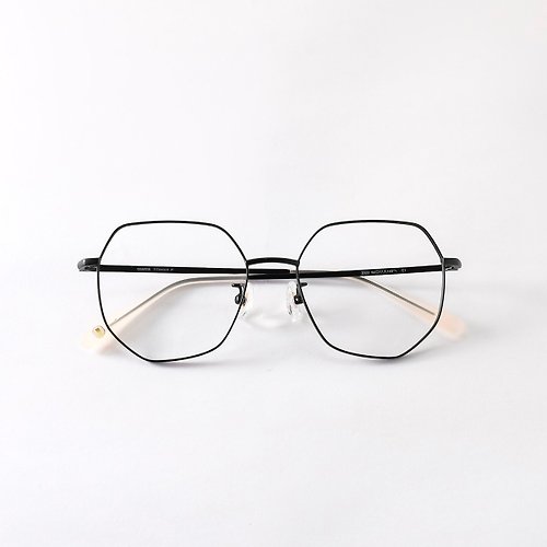 跌破眼鏡 - Queue Eyewear 全新設計│多邊型眼鏡【鈦氣了!系列】－免費升級UV420濾藍光鏡片