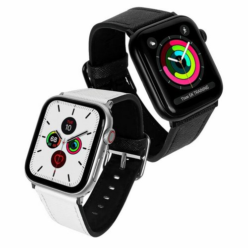 ディズニー100周年 オズワルド クロス型押しレザー Apple Watch 本革