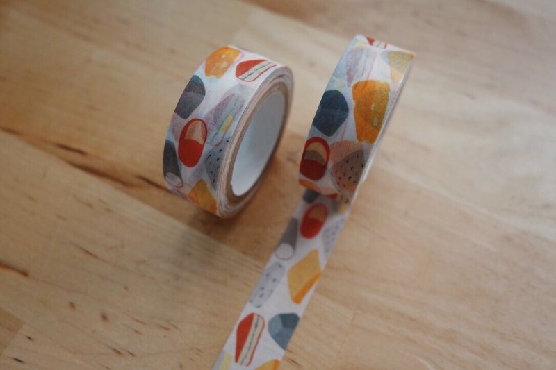 Paper tape-Bonjour France I am the cheese king / Fufu - Washi Tape - Paper Multicolor