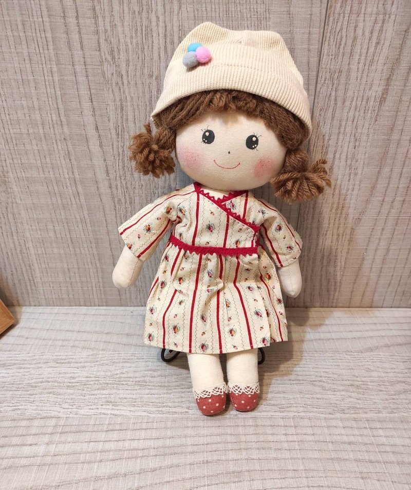 Beni 31CM handmade doll changing clothes show - Other - Cotton & Hemp 