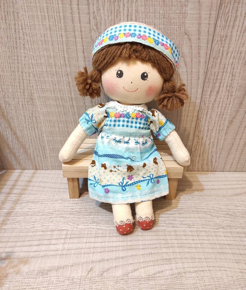 Beni 31cm handmade doll changing clothes show - อื่นๆ - ผ้าฝ้าย/ผ้าลินิน 