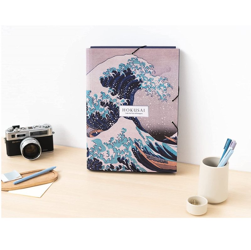 【浮世繪】葛飾北齋富嶽三十六景神奈川衝浪裏和風文件夾 - 文件夾/資料夾 - 其他材質 多色