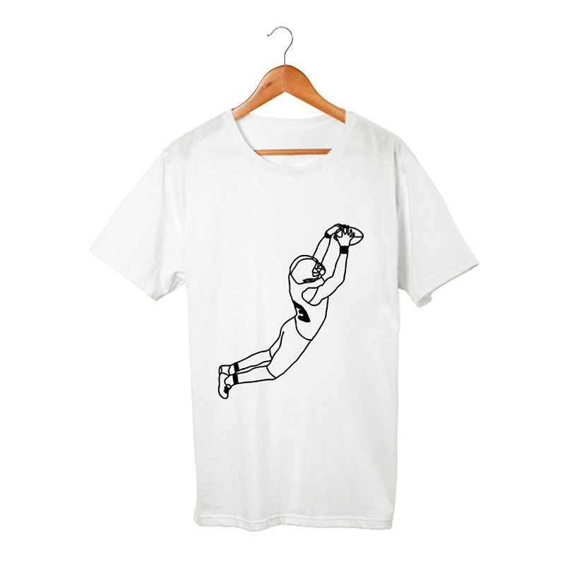 アメフト #6 Tシャツ - Tシャツ メンズ - コットン・麻 ホワイト