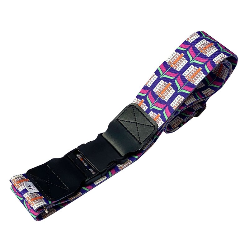 [Jinyuanxing] Guozhai wide version luggage strap l luggage strap luggage strap luggage strap adjustable - Luggage Tags - Polyester Multicolor