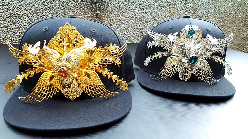 JIOU、ABENCO  帽子 , 飾品 Bow tie、限量手工領結、台灣原創設計、台灣花布、造型師配件、婚禮飾品、寵物領結 - 帽子 - 其他金屬 