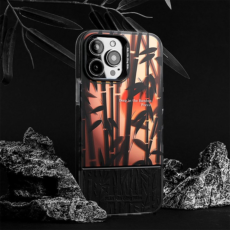 Laser bamboo suede iPhone case - Phone Cases - Other Materials 