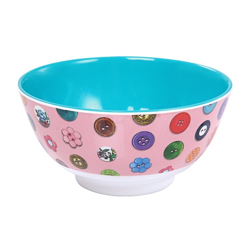 Button 6 "Bowl - Pink - Bowls - Plastic 