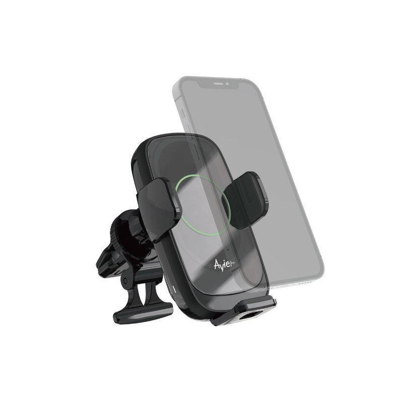 【Avier】VeeHold 15W Qi Wireless Charging Frame-Automatic Alignment Induction Coil - ที่ชาร์จไร้สาย - พลาสติก สีดำ