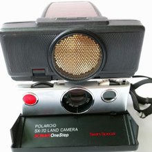 1978 Polaroid SX-70 land camera sonar OneStep Sears Special