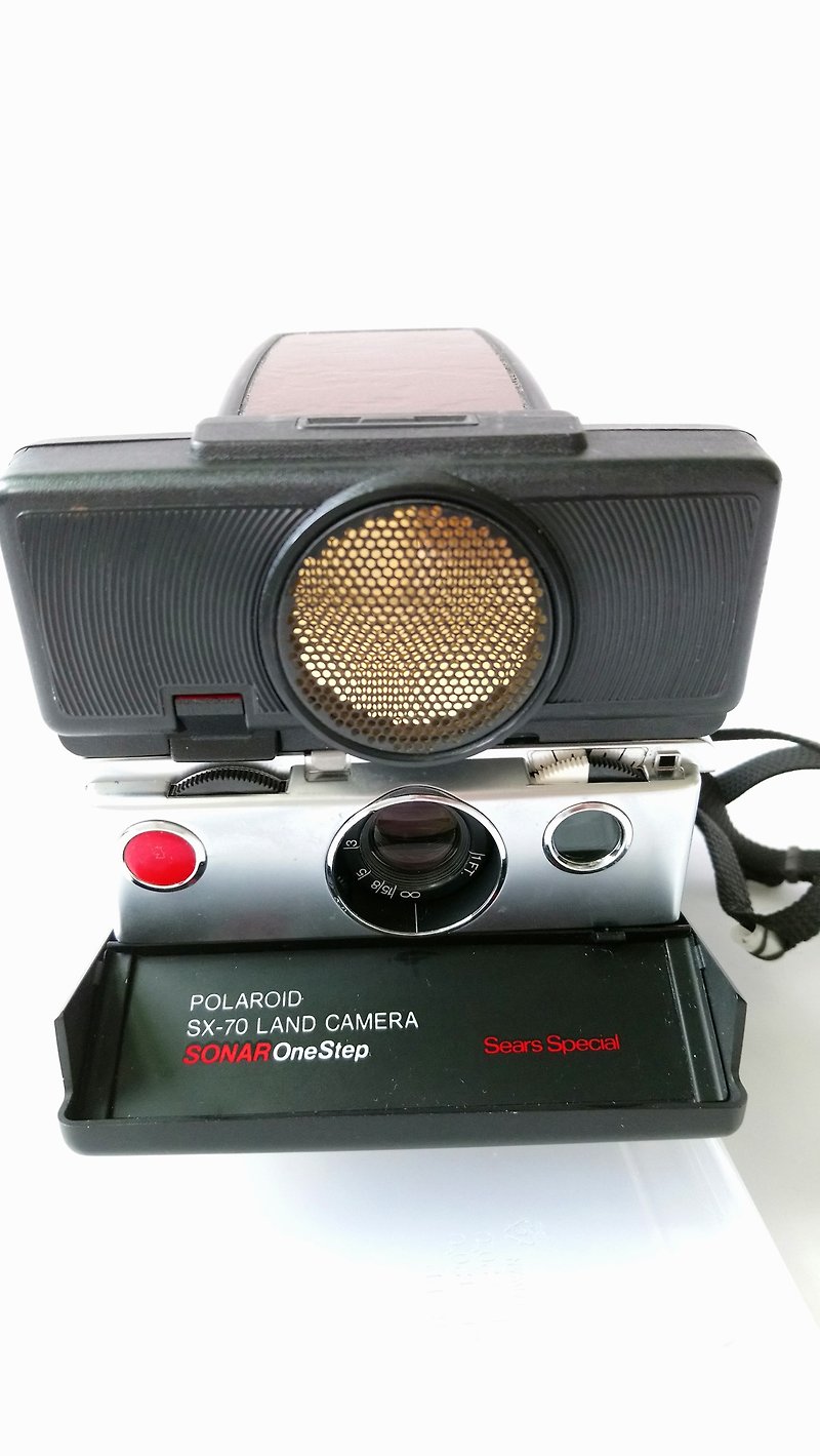 1978 Polaroid SX-70 land camera sonar OneStep Sears Special - 相機/拍立得 - 其他金屬 咖啡色