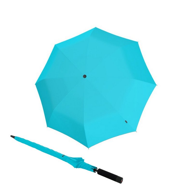 【Knirps German Red Dot Umbrella】U.900 XXL Extremely Light Upright Manual Umbrella-Aqua - Umbrellas & Rain Gear - Polyester Blue